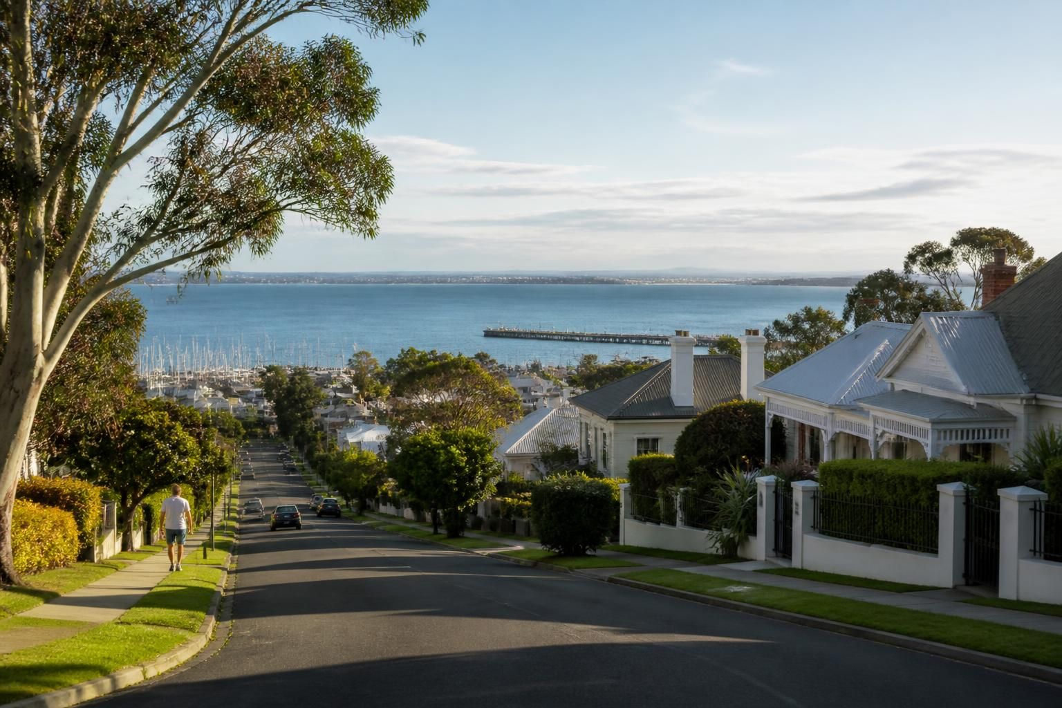 Welcoming Geelong scene with clean streets and relaxed local feel.